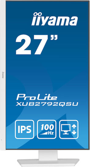 Iiyama ProLite XUB2792QSU-W6 IPS Monitor 27" QHD 2560x1440 view 4