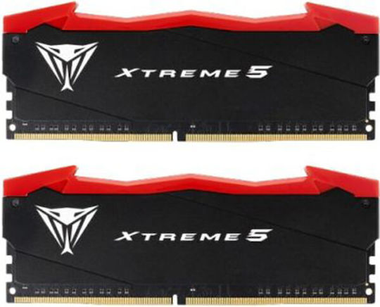 Patriot Viper Extreme 5 DDR5 32GB RAM with 2x16GB Modules and Speed 7600 for Desktop PVX532G76C36K