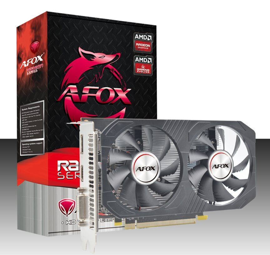 Afox Radeon RX 550 4GB GDDR5 V5 Graphics Card AFRX550-4096D5H4-V5