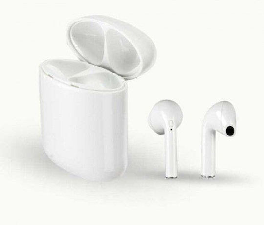 MKJ-I9 In-ear Bluetooth Handsfree Earphones with Charging Case White view 4