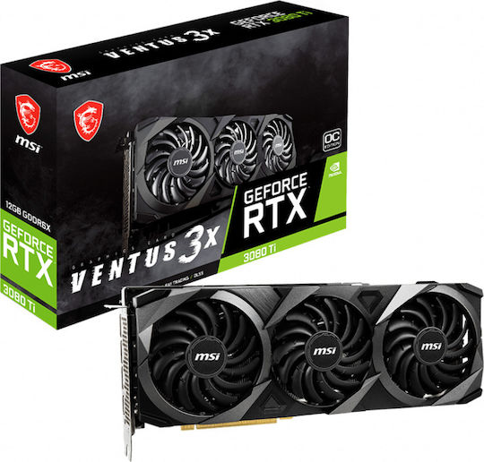 MSI GeForce RTX 3080 Ti 12GB GDDR6X Ventus 3X OC Graphics Card