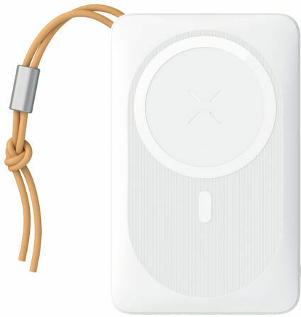 Veger MagOn Magnetic Wireless MagSafe Power Bank 10000mAh 20W with USB-A Port and USB-C Port Power Delivery / Quick Charge 3.0 White