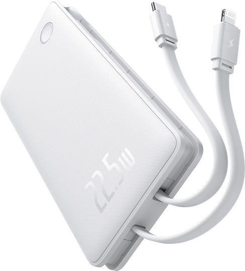Baseus Airpow Air Lite Power Bank 10000mAh 22.5W with USB-A Port and USB-C Port White vue 4