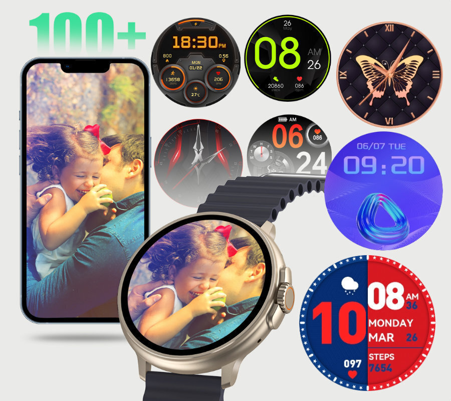 Rubicon RNCF15 Smartwatch (Gray) view 3