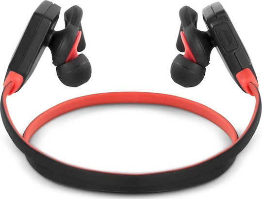 Energy Sistem Sport In-ear Bluetooth Handsfree Earphones with Sweat Resistance Red vue 3