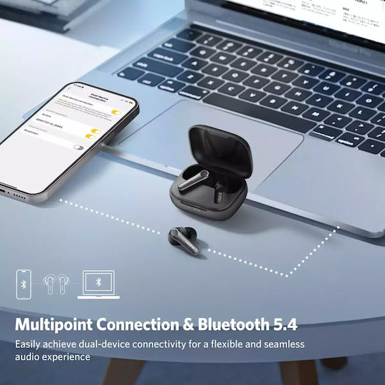 Earfun Air Pro 4 In-ear Bluetooth Handsfree Earphones with Sweat Resistance and Charging Case Black view 8