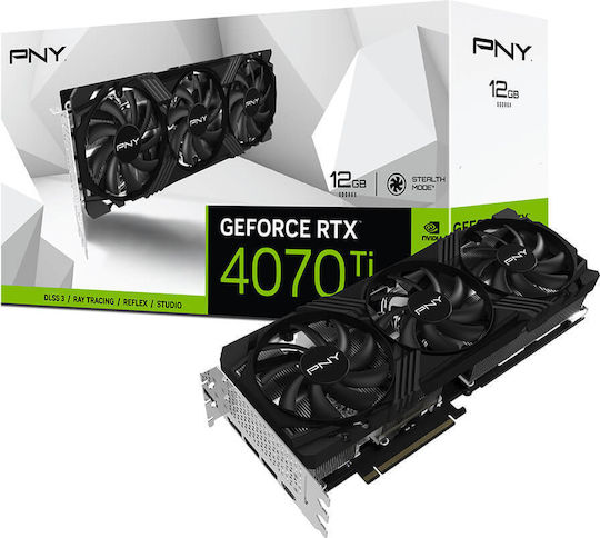 PNY GeForce RTX 4070 Ti 12GB GDDR6X Verto LED Triple Fan Graphics Card