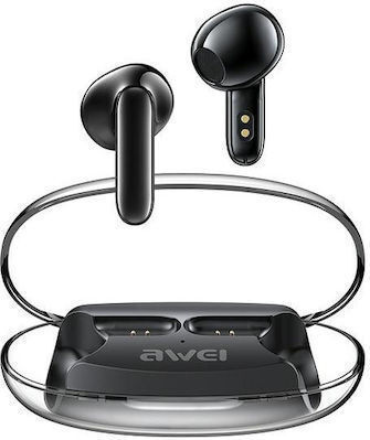 Awei T85 ENC In-ear Bluetooth Handsfree Earphones with Sweat Resistance and Charging Case Black Ansicht 9