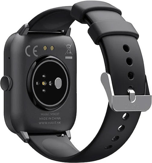 Havit M9037 Smartwatch with Heart Rate Monitor (White) vue 4