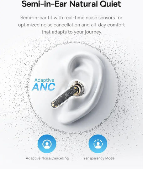 Baseus Bass BS1 NC In-ear Bluetooth Handsfree Earphones with Sweat Resistance and Charging Case Black view 9