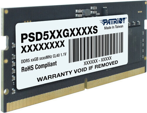 Patriot Signature DDR5 with Module 1x32GB and Speed 5600 for Laptop PSD532G56002S