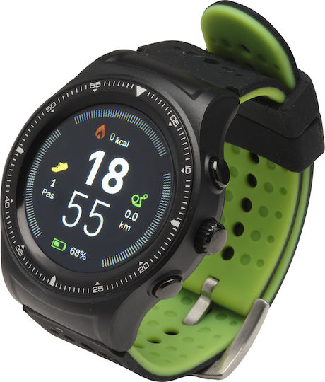 Denver SW-500 Smartwatch with Heart Rate Monitor (Green)