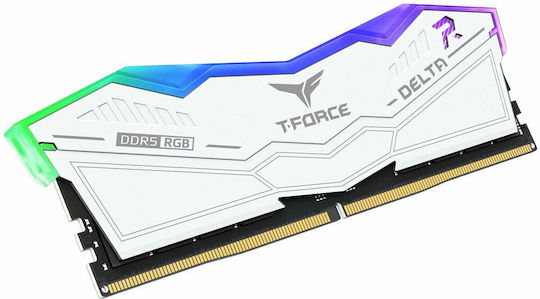 TeamGroup Delta RGB 32GB DDR5 RAM with 2 Modules (2x16GB) and 6400 Speed for Desktop (FF4D532G6400HC32ADC01) vue 5