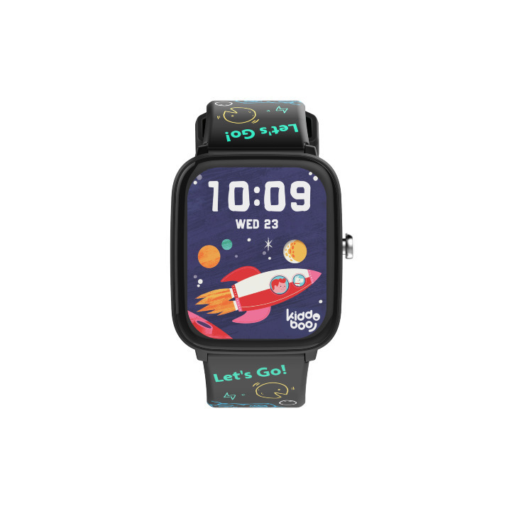 Kiddoboo 2.0 Smartwatch with Heart Rate Monitor (Black)