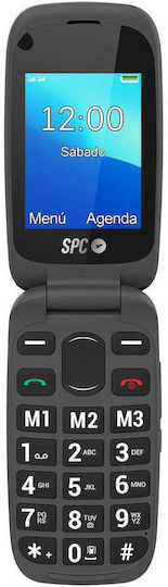 SPC Harmony 4G Dual SIM (125MB/125MB) Mobile with Large Buttons Black view 2