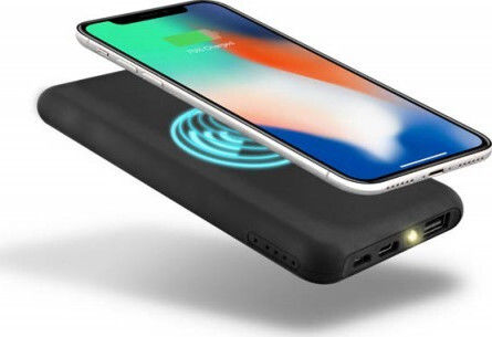 T'nB PBU10000W Power Bank 10000mAh with USB-A Port and USB-C Port Black