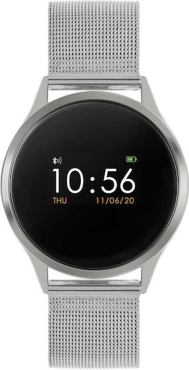 Reflex Active Series 04 38mm Smartwatch with Heart Rate Monitor (Silver Mesh) view 1