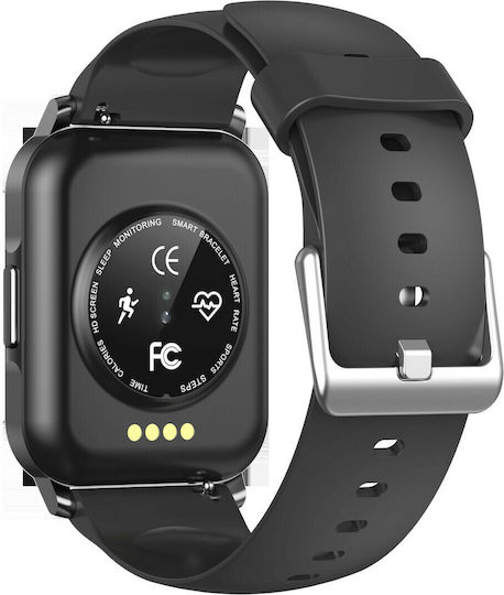 NK15 Aluminium 51mm Smartwatch with Heart Rate Monitor (Black) vista 5