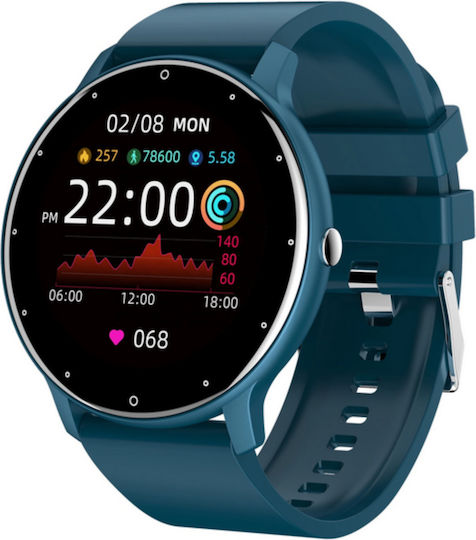 GF 46mm Smartwatch with Heart Rate Monitor (Turquoise)
