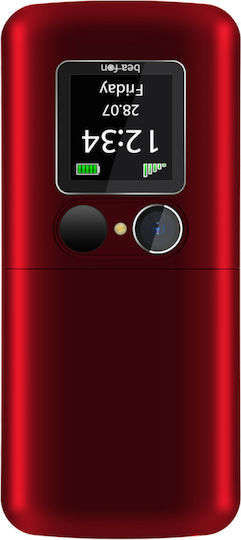 Bea-fon Fold 10 LTE Single SIM Mobile with Buttons Red view 3