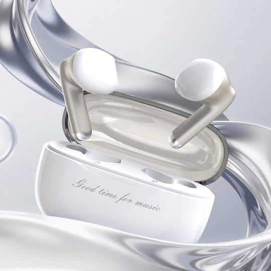 Dudao U8 In-ear Bluetooth Handsfree Earphones with Charging Case White view 2