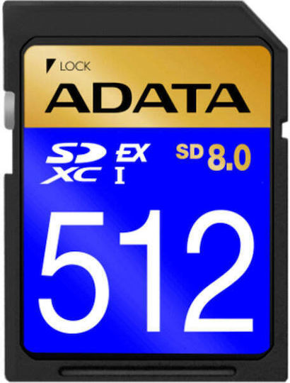 Adata SDXC 512GB Class 10 U3 V30 UHS-I view 1