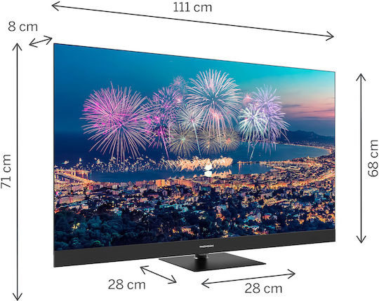 Thomson Smart Television 50" 4K UHD QLED 50QG6C14 HDR (2021) view 3