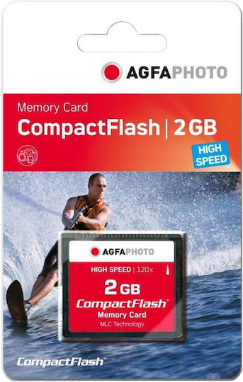AgfaPhoto CompactFlash 2GB High Speed 18MB/s with Adapter view 3