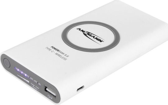 Ansmann 8.8 Power Bank 8000mAh with USB-A Port White view 4