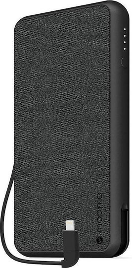Mophie Powerstation Plus XL Fabric 10000mAh with USB-A Port Black