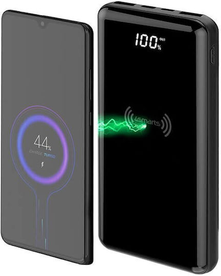 4Smarts Power Bank 18W with 2 USB-A Ports and 2 USB-C Ports Power Delivery Black