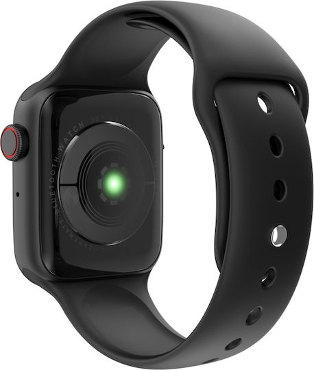 W34 Smartwatch with Heart Rate Monitor (Black) vue 6