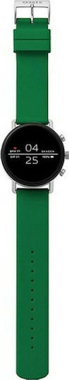 Skagen Falster 2 Stainless Steel 40mm Smartwatch with Heart Rate Monitor (Green) view 3