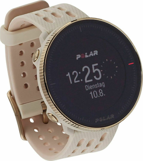 Polar Vantage M2 Aluminium 46mm Waterproof Smartwatch with Heart Rate Monitor (Beige) view 4