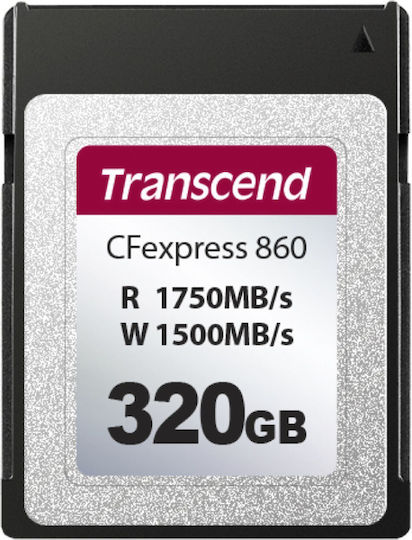Transcend CFexpress 320GB Class 10 view 1
