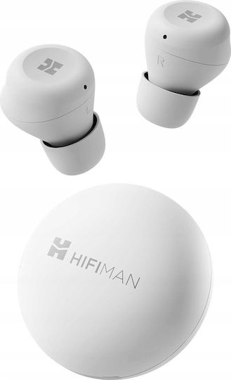 HiFiman TWS450 In-ear Bluetooth Handsfree Earphones with Sweat Resistance and Charging Case White