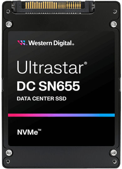 Western Digital Ultrastar DC SN655 SSD 3.1TB U.3 Type with PCI Express 4.0 Connection 0TS2509