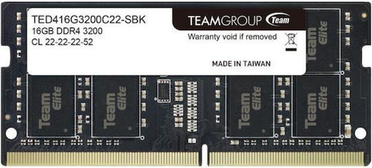 TeamGroup Elite DDR4 with Module 1x16GB and Speed 3200 for Laptop TED416G3200C22-S01 vista 4