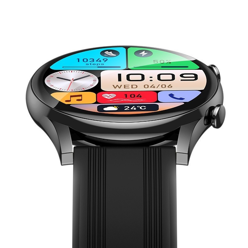 Hoco Y38 Smartwatch with Heart Rate Monitor Black view 2