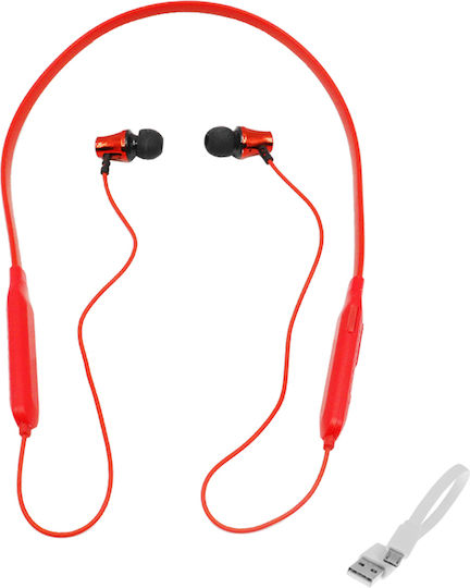 Treqa BT-28 In-ear Bluetooth Handsfree Earphones with Sweat Resistance Red