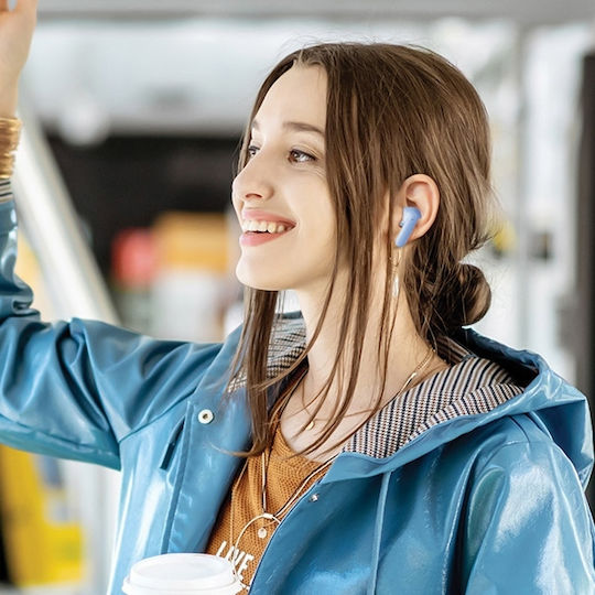 Awei T85 ENC In-ear Bluetooth Handsfree Earphones with Sweat Resistance and Charging Case Black Ansicht 3