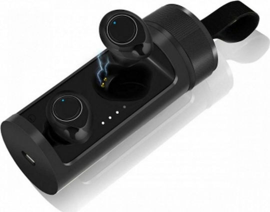 Andowl Q8 In-ear Bluetooth Handsfree Earphones with Charging Case Black view 2