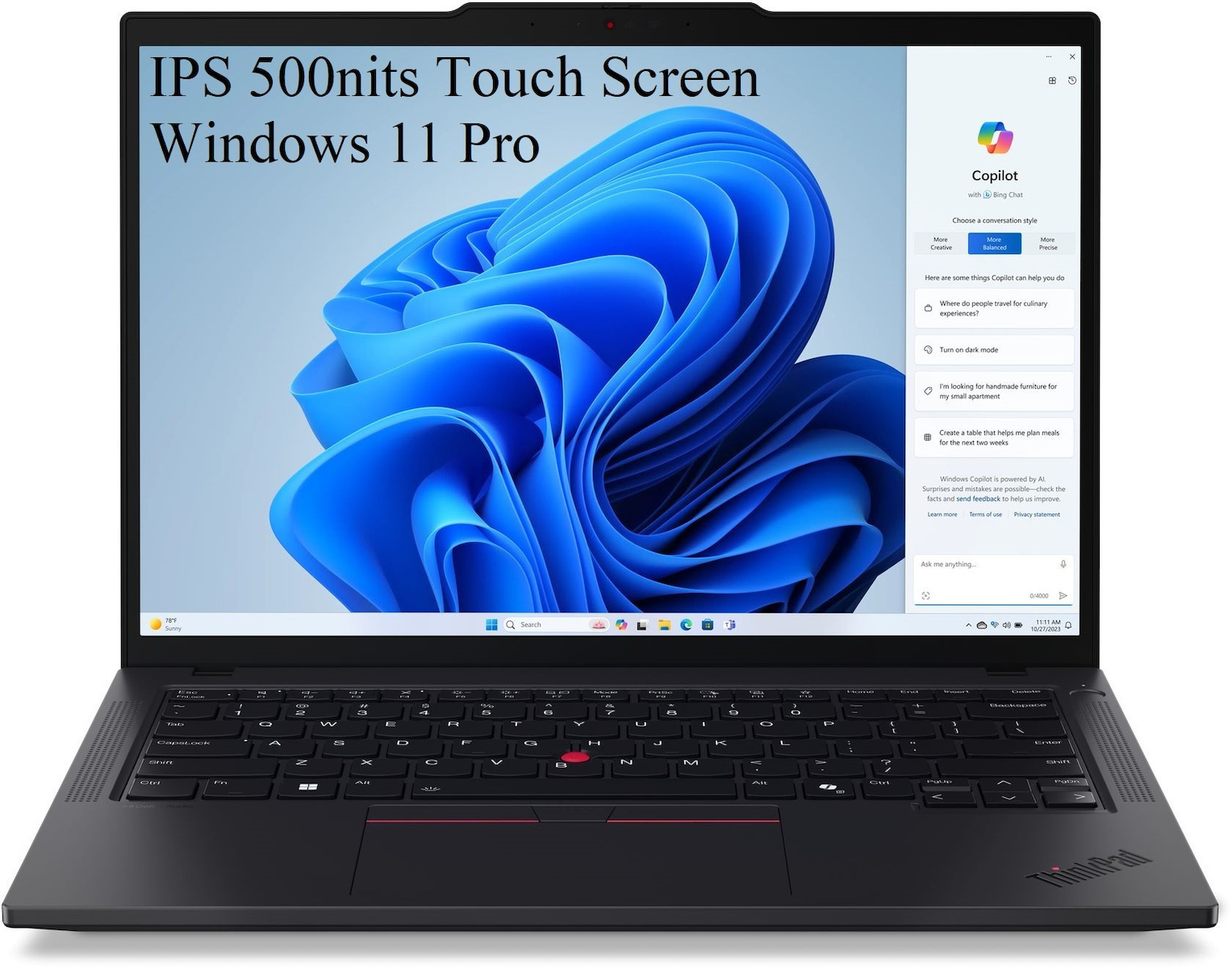 Lenovo ThinkPad T14 Gen 5 14" IPS FHD+ (Ultra 5-135U/16GB/256GB SSD/W11 Pro) (US Keyboard)