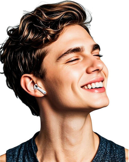 Hoco EW84 Earbud Bluetooth Handsfree Earphones with Sweat Resistance and Charging Case White view 4
