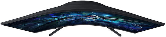 Samsung Odyssey G55A VA HDR Curved Gaming Monitor 32" QHD 2560x1440 165Hz with Response Time 1ms GTG view 2