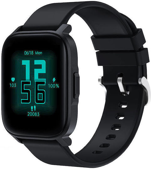 Aukey SW-1S Smartwatch with Heart Rate Monitor (Black)