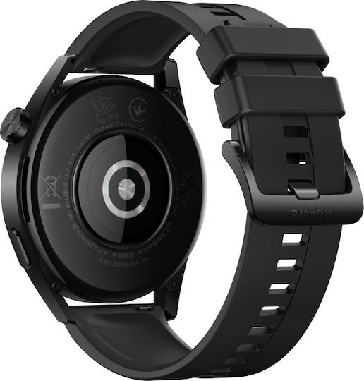 Huawei Watch GT 3 Active Stainless Steel 46mm Waterproof with Heart Rate Monitor (Black) view 4