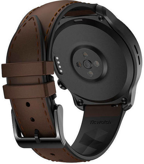 Ticwatch Pro 3 Ultra LTE Stainless Steel 48mm Waterproof Smartwatch with Heart Rate Monitor (Shadow Black) view 4