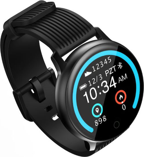 Lenovo Blaze HW10H 42mm Smartwatch with Heart Rate Monitor (Black) view 2