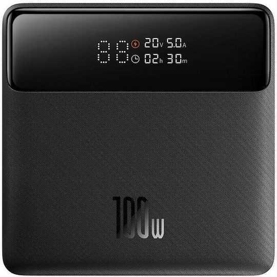 Baseus Blade HD Edition Power Bank 20000mAh 100W with 2 USB-A Ports and 2 USB-C Ports Black view 2